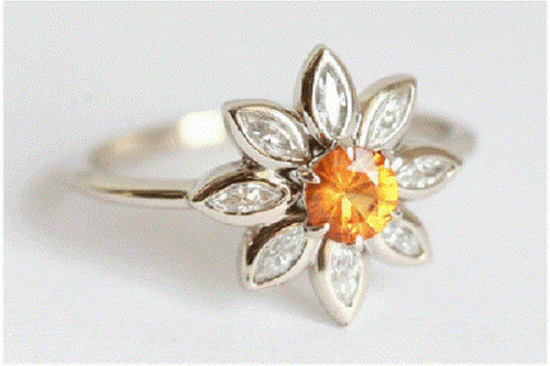 2ct round cut yellow - yellow, citrine